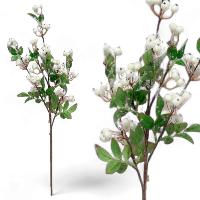 Vara NAV Berries Nevadas y hojas - 88cmL - WHITE