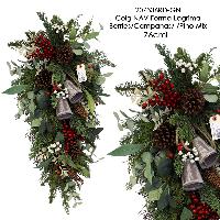 Colgante NAV Forma Lagrima Berries/Campanas/ /Pino Mix - 76cmL