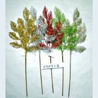 Vara c/hojas NAV 60 cmL - ROJO (Set de 4)