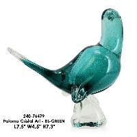 Paloma Cristal Art - GREEN - L7.5" W4.5" H7.3"