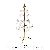 Arbol NAV Metal/Cristales L - 33cmD 73cmH
