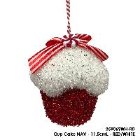 Cup Cake NAV - 11.5cmL - RED/WHITE