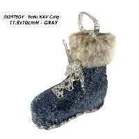 Botin NAV Colg - 11.5x10cmH - GRAY