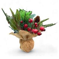 Costal NAV Pino/berries/piña - 25cmH - RED/GRN