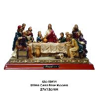 Ultima Cena Base Madera - 27x13cmH