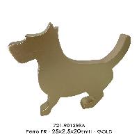 Adorno (Perro) PR - 25x2.5x20cmH - GOLD