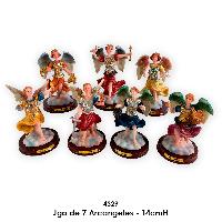 Jgo de 7 Arcangeles - 14cmH