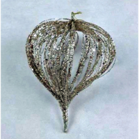 Decoración 20cmL Champagne