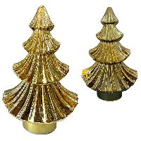 Arbol NAV Cristal 3AAA-LED GOLD - 18cmD 30cmH