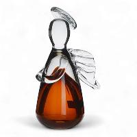 Angel Cristal NAV AMBER - 8cmD 21.6cmH