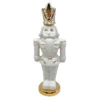 Cascanuez Porcelana WH/GD - 7.5x4.8x20.8cmH