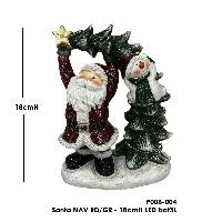 Santa NAV RD/GR - 18cmH LED bat3L