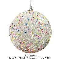Esfera NAV Cuentas/Brillantina - 15cmD - WHITE