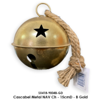 Cascabel Metal NAV Ch - 15cmD - B Gold