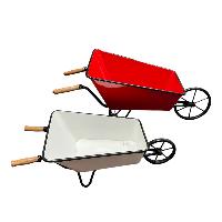 Jgo 2 Carretillas Metal NAV - 58/70cmL