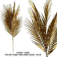Pick NAV Hojas Palma Metal 65cmL - GOLD