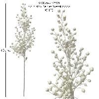 Vara NAV Berries Metalizados - 65cmL - WHITE
