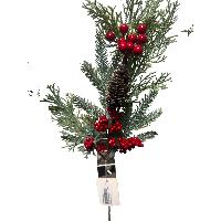 Vara NAV Pino/Berries/Piñas - 68cmL - RED/GREEN
