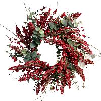 Corona NAV Berries/Eucalipto - 60cmD