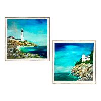 Jgo 2 Cuadro Marinos - 60x60cmH