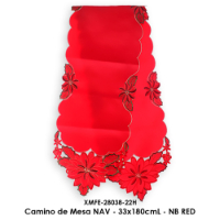 Camino de Mesa NAV - 33x180cmL -NB RED