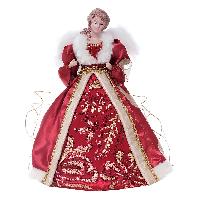 Angel Punta Arbol NAV - 30cmH - RED/GOLD