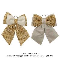 Moño NAV Colg 31cmH - 2mod surt - GOLD/SILVER